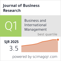 Badge Q1 SJR 2025 untuk Journal of Business Research