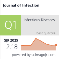 Badge Q1 SJR 2025 untuk Journal of Infection