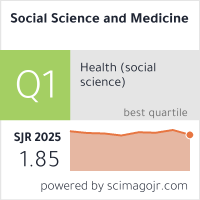 Badge Q1 SJR 2025 untuk Social Science and Medicine